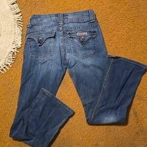 Hudson Jeans Blue Boot Cut Denim with Medium Wash